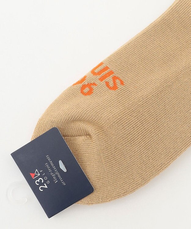 23区GOLF 【MEN】グラフィック アンクルソックス ベージュ系