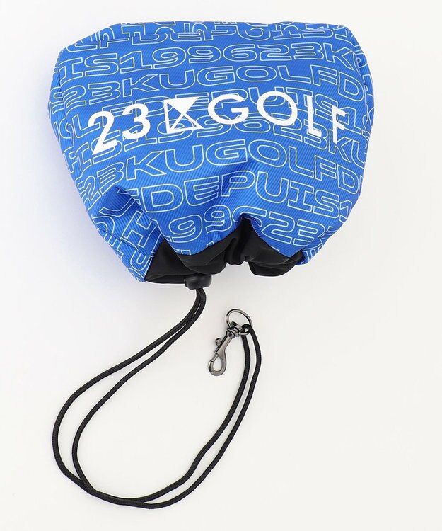 23区GOLF 【UNISEX】オリジナル変形ロゴ アイアンカバー スカイブルー系5