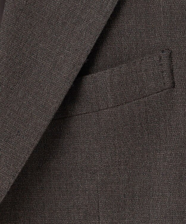 J.PRESS MEN  【J.PRESS MOVING / セットアップ対応】ジャージライク ジャケット/総裏 ダークブラウン系