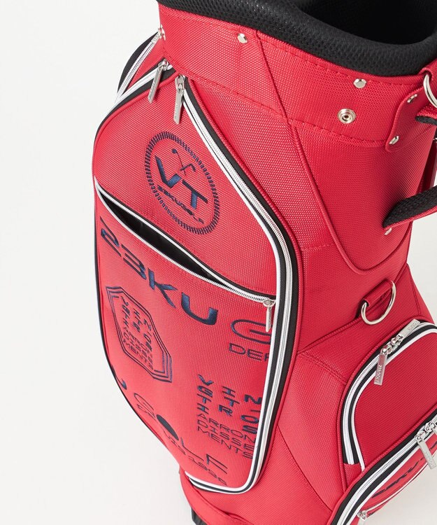 23区GOLF 【UNISEX】ツアーモデル キャディバッグ レッド系