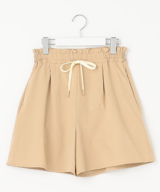 Feroux 【接触冷感・UVカット・吸水速乾】ラッシュガードハーフ パンツ ベージュ系