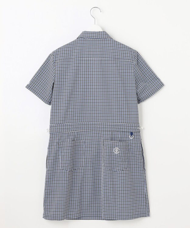 23区GOLF 【WOMEN】ギンガムチェックストレッチワンピース ブルー系3