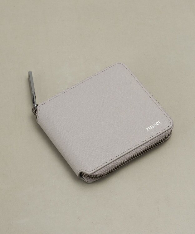russet ラウンドジップハーフウォレット(SO-447) Gray