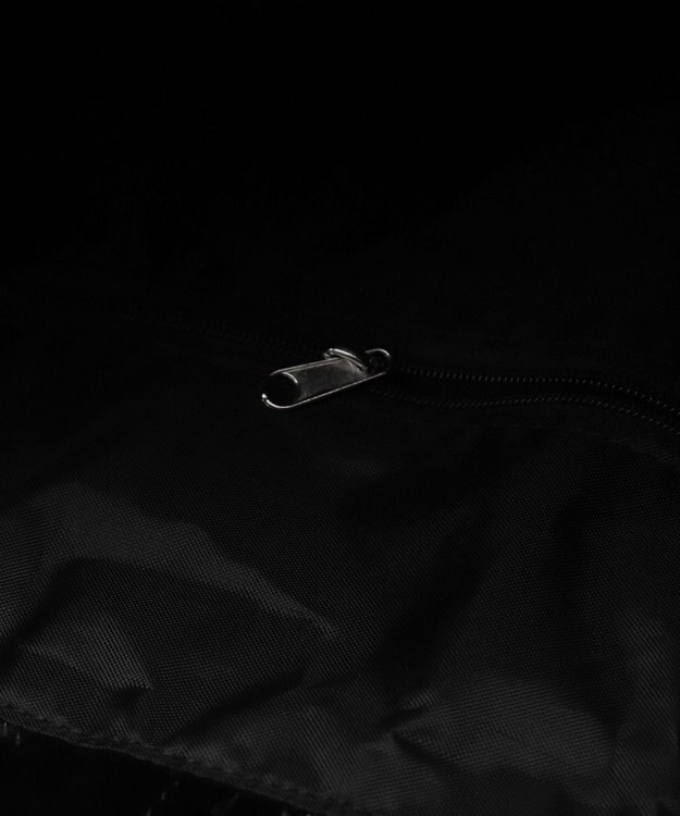 WEGO ドロストリボンギャザーナップサック ブラック