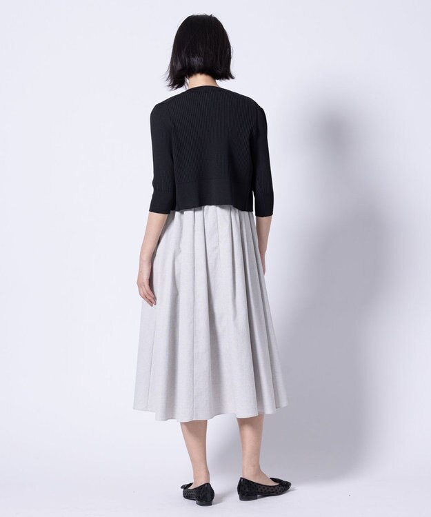 TOCCA RIBBON HIDE&SEEK カーディガン ブラック系