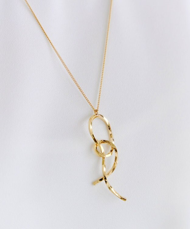 Tiaclasse 【安田美沙子さん着用】ノベルツイストネックレス ゴールド