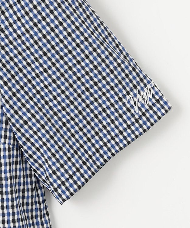 23区GOLF 【WOMEN】ギンガムチェックストレッチワンピース ブルー系3