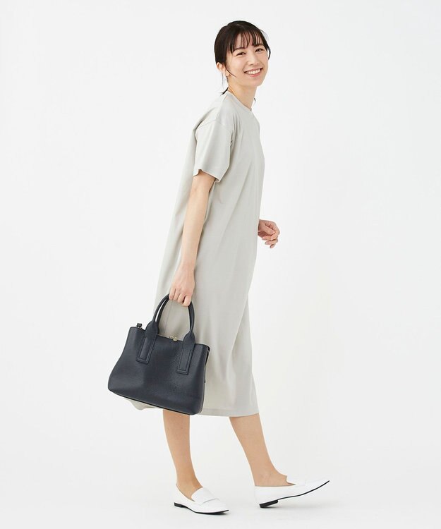 KASHIYAMA 【抗菌消臭】クレンゼ Teeシャツドレス アイスグレー