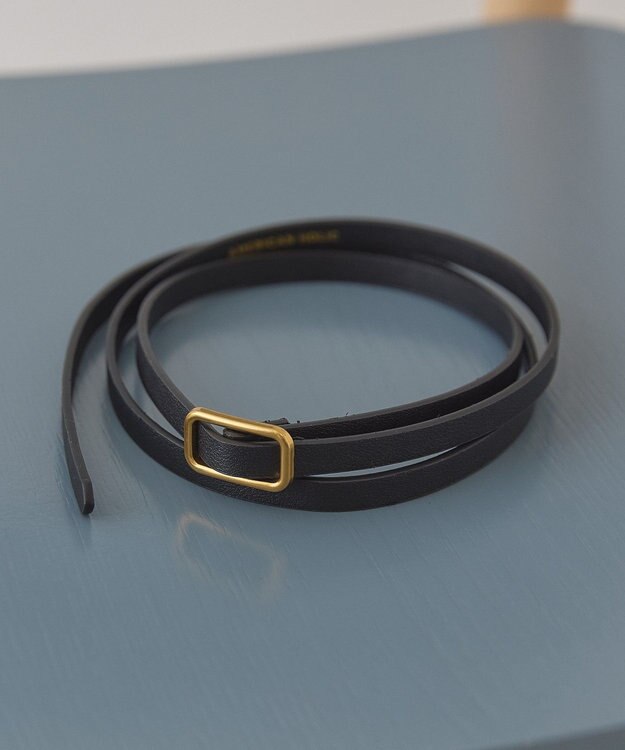 AMERICAN HOLIC ホールレス細ベルト Black