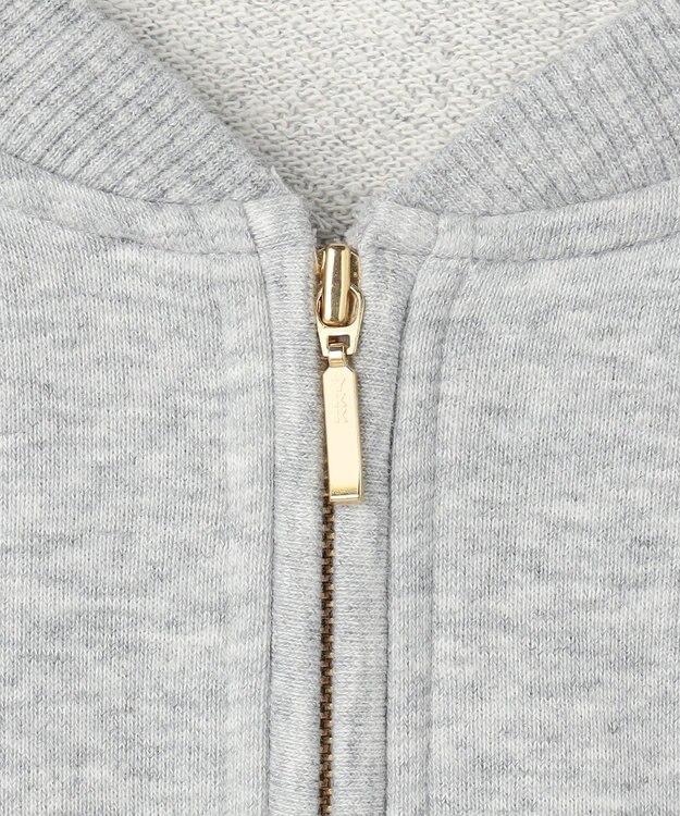 ANY ハーフジップスウェット ライトグレー