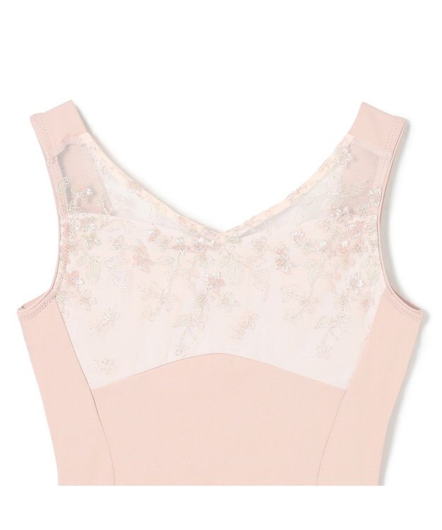 Chacott 【Nela ライン】ジュニア ノースリーブレオタード ヨーロピアンピンク