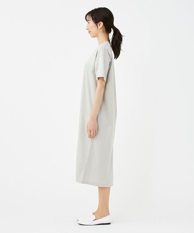 KASHIYAMA 【抗菌消臭】クレンゼ Teeシャツドレス アイスグレー