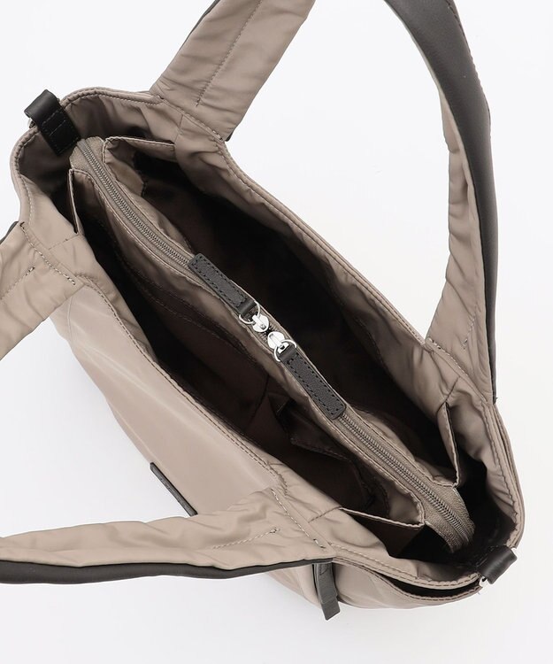 Y'SACCS ふんわりラウンド2WAYトート Mサイズ グレージュ