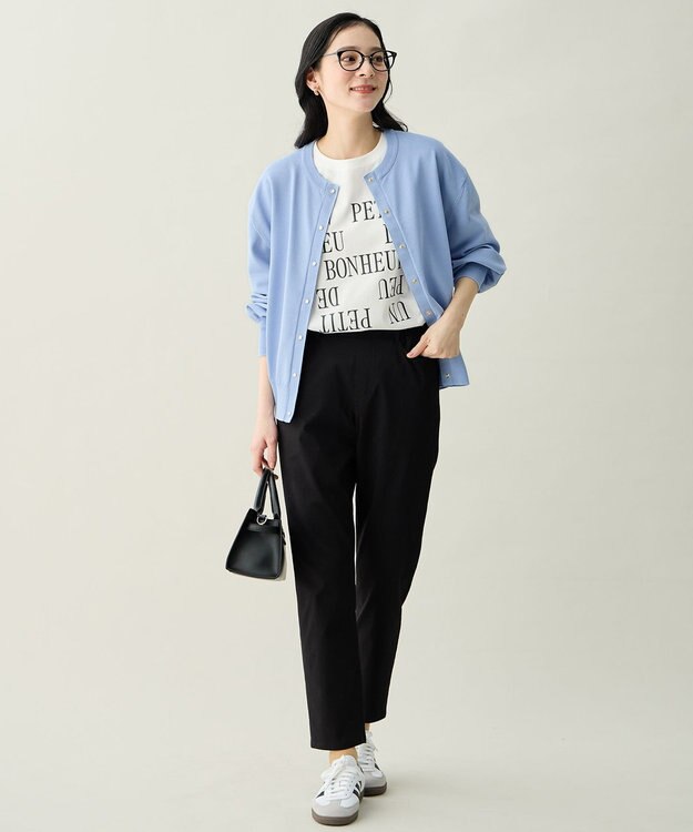 ANY 7daysデイリースリムパンツ ブラック