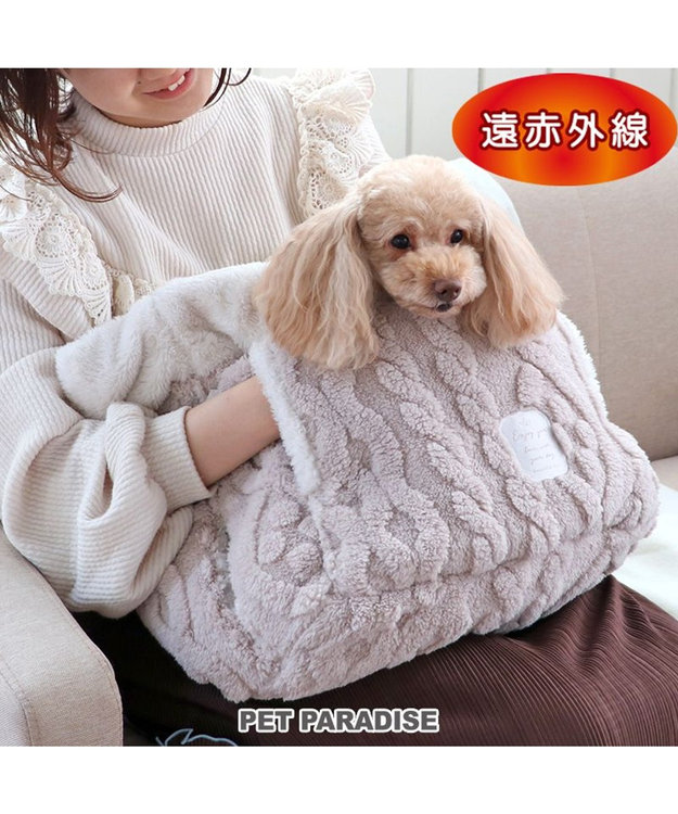 PET PARADISE ペットパラダイス 犬たんぽ  遠赤外線《アラン柄》 40×48cm アラン柄
