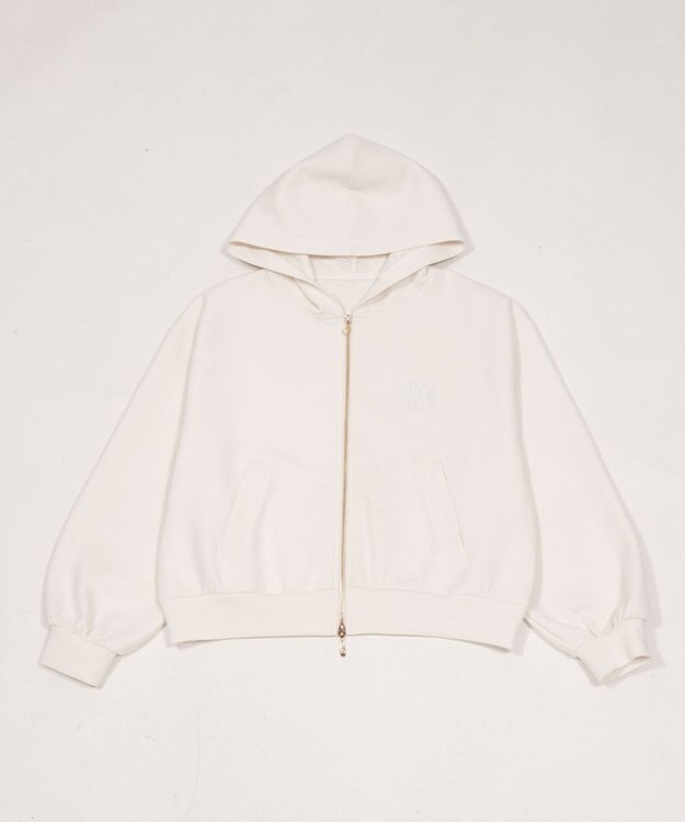 WEGO ダンボールレースパーカー ホワイトアイボリー