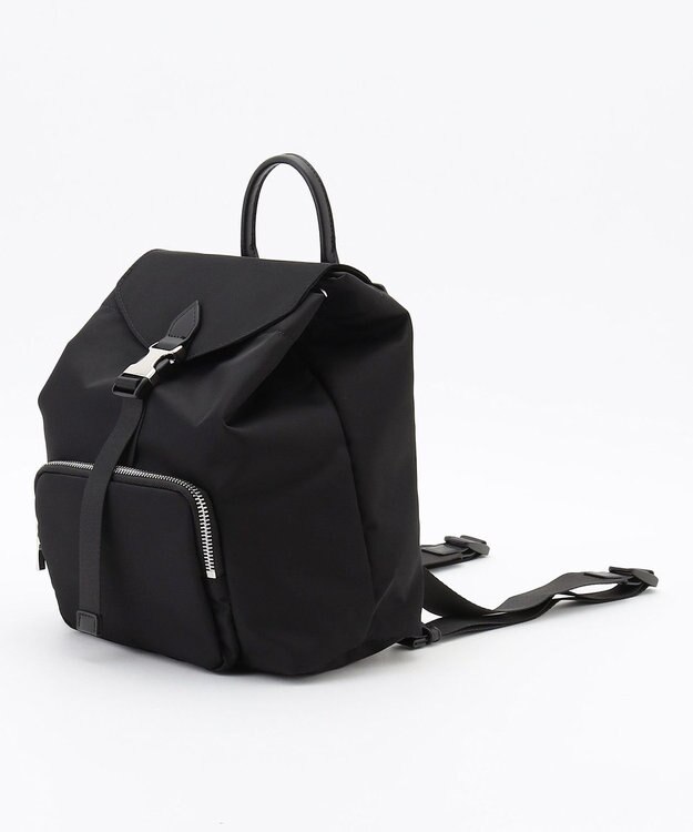 ICB LIMONTA ナイロン フラップ型リュック ブラック系