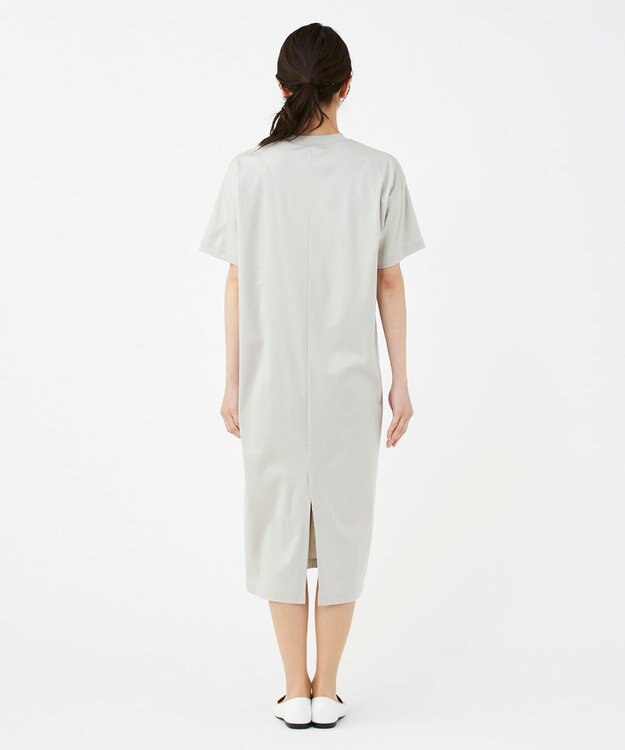 KASHIYAMA 【抗菌消臭】クレンゼ Teeシャツドレス アイスグレー