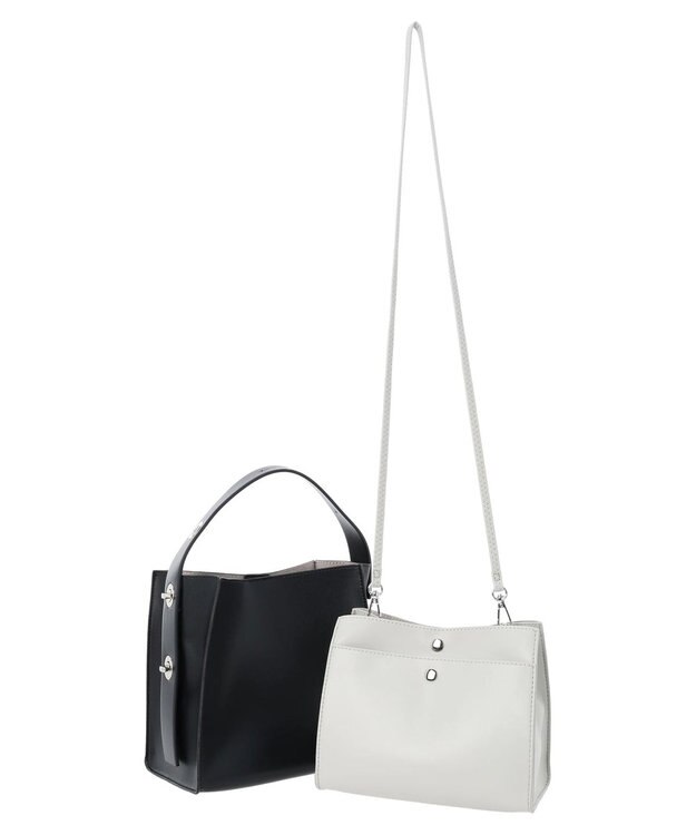 Green Parks ・ｃａｃｈｅ　ｃａｃｈｅ　スナップバッグインセット Black