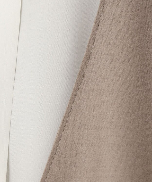 BEIGE， 【S-size】CORBY / ノーカラージャケット Taupe