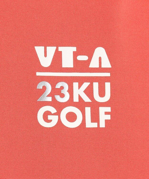 23区GOLF 冬の暖か名品トップス【WOMEN】ストレッチ 裏フリース ローズ系