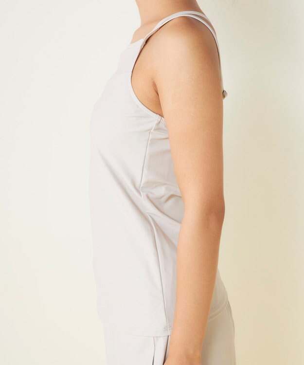 OP／FILA 【Ocean Pacific】シアートップス付き4点セット水着 ベージュ