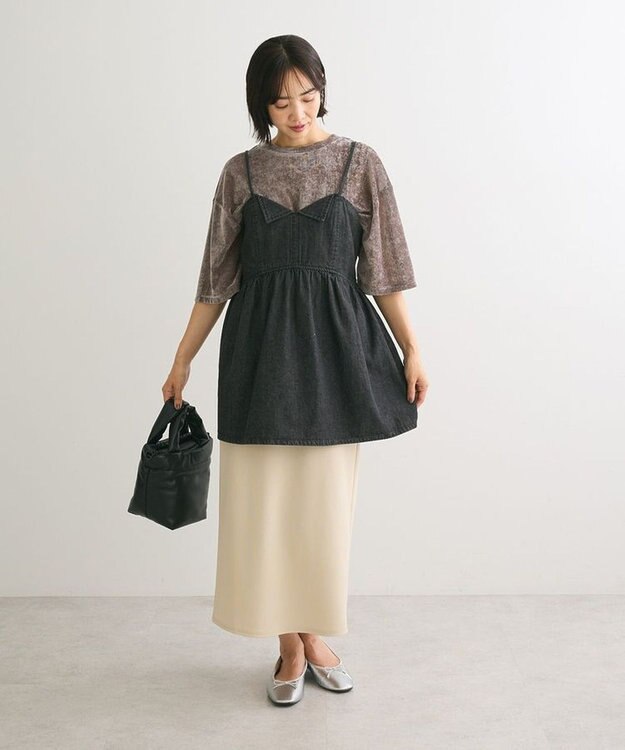 Green Parks シアーベロアプルオーバー Gray