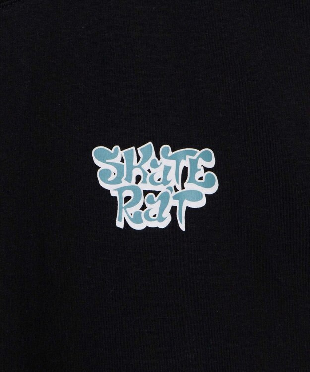 WEGO 【ユニセックス着用ITEM】ユニークモチーフBIGロンT ブラック