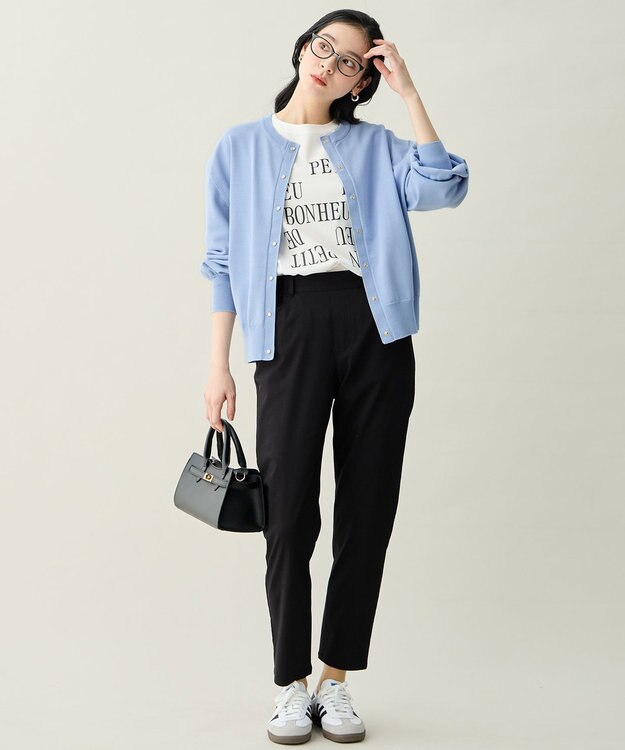 ANY 7daysデイリースリムパンツ ブラック