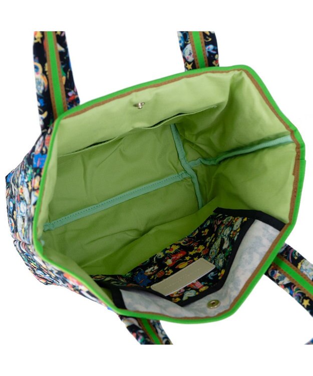 tsumori chisato CARRY 森のどうぶつたち ハンドバッグ 中サイズ ブラック