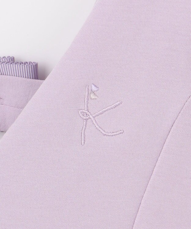 組曲 KIDS 【110-140㎝】ダンボールニット ジャンスカ ラベンダー系