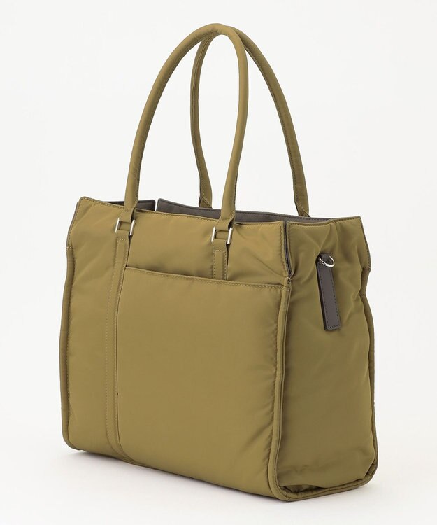 Y'SACCS 【ムック本掲載】ツイルナイロン　スクエアトート　Mサイズ スモーキーイエロー