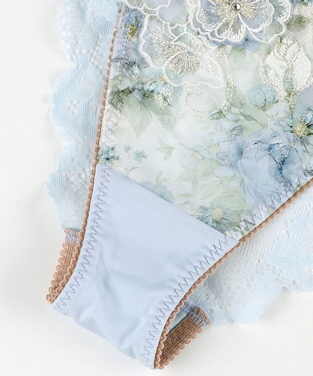 Tバック ショーツ 【リボンブラ 胸もとフィットながもち