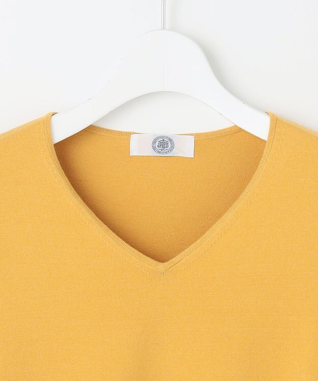 J.PRESS LADIES 【ご好評につき新色追加！・WEB限定カラーあり・洗える】PRINCE Vネック ニット イエロー系