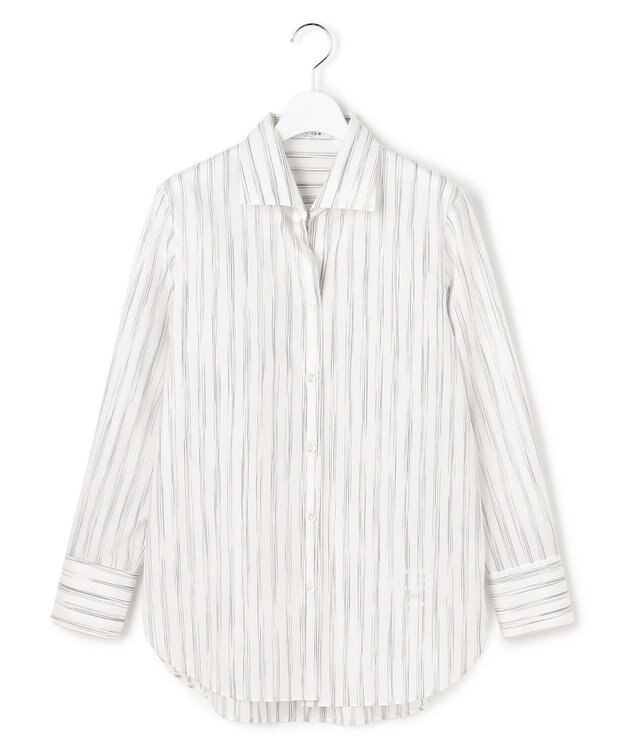 ICB L 【30th ANNIVERSARY】 MILANOシャツ オフホワイト×ブラック