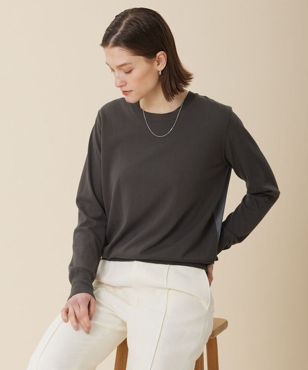 BEIGE， JULIE / サテンニット Slate