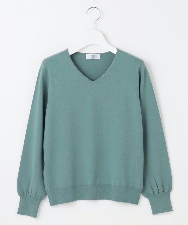 J.PRESS LADIES 【ご好評につき新色追加！・WEB限定カラーあり・洗える】PRINCE Vネック ニット ミントグリーン系