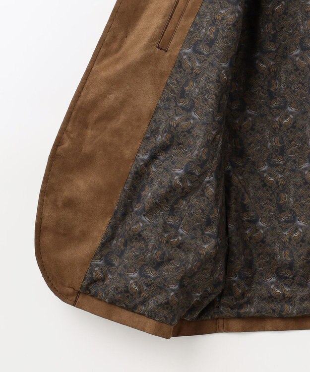 JOSEPH ABBOUD 【キングサイズ・軽量/スウェードタッチ/撥水】ライトスウェード ジャケット キャメル系