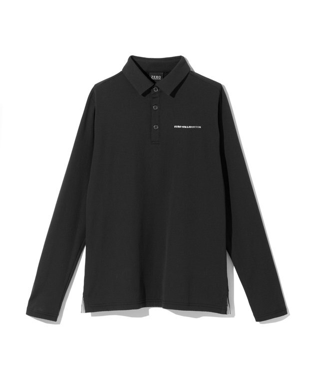 ZERO HALLIBURTON 【吸水速乾・保温】 Octa 長袖 ポロシャツ ZHG-W5A6a 85143 ブラック