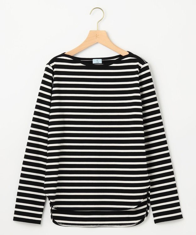 組曲 コットンバスクロング Tシャツ ブラック系1