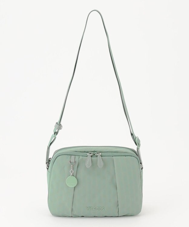 Y'SACCS 【ムック本掲載】Polka Dots スクエアポシェット ライトグリーン
