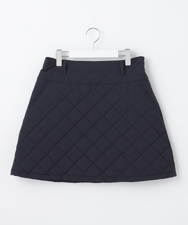 23区GOLF レディな防寒アイテム【WOMEN】ダイヤキルト 中綿スカート 保温性◎寒い朝に最適 ネイビー系