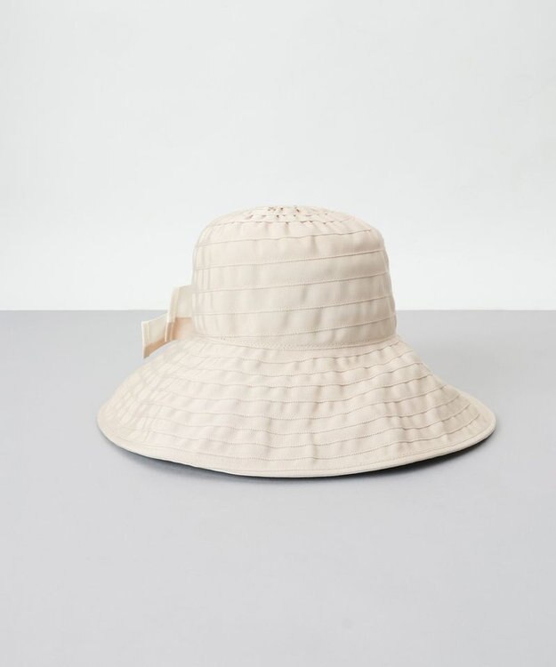 AURORA LANVIN en Bleu （ランバン オン ブルー）ポケッタブルグログランブレードハット ベージュ