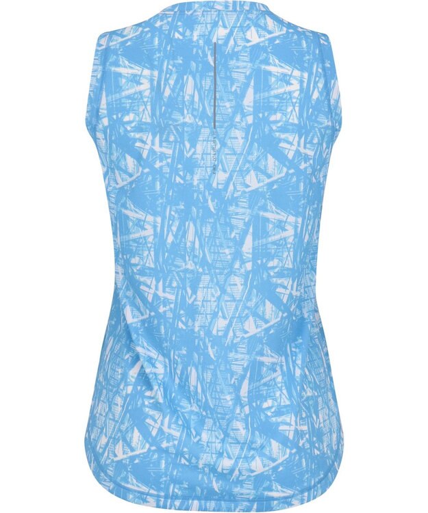 CW-X 【WOMEN】 CW-X トップス 【薄軽ランニングシャツ】 ノースリーブ タンクトップ Ｕネック 吸汗速乾性(本体) レディース DLY150 /ワコール サックス