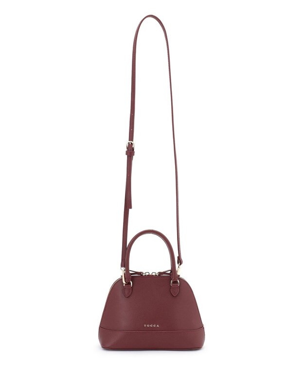 TOCCA LE SOMMET MINI BUGATTI BAG レザーバッグ レッド系
