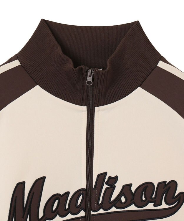 WEGO 【ユニセックス着用ITEM】ラグランライントラックジャケット ブラウン