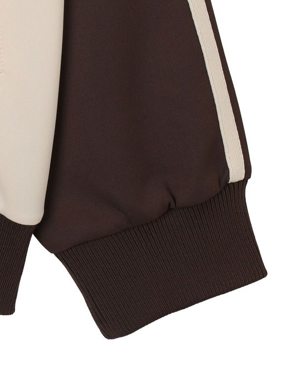 WEGO 【ユニセックス着用ITEM】ラグランライントラックジャケット ブラウン