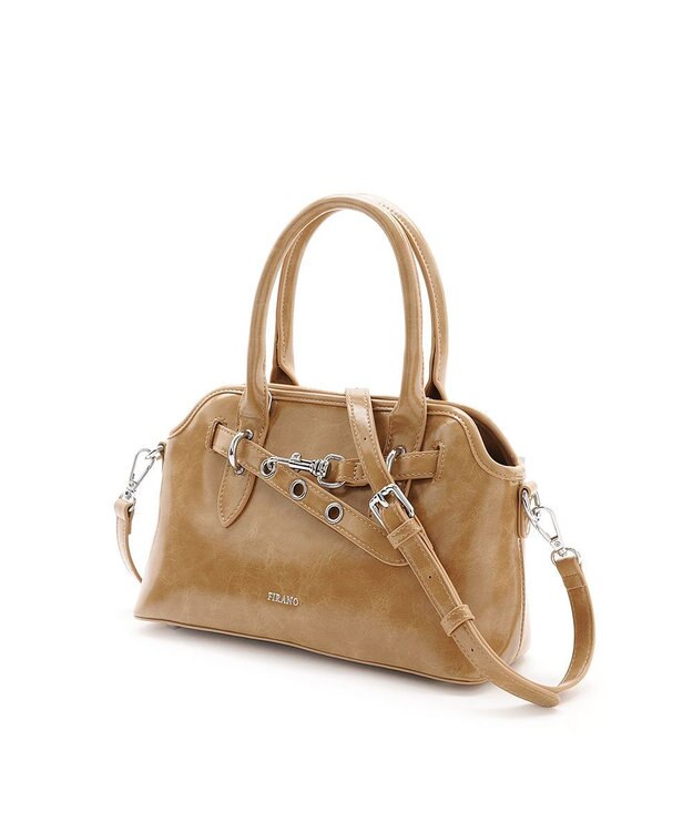 MioFIRANO スナップフックベルトハンドバッグ 2WAY　FIRANO フィラノ BEIGE