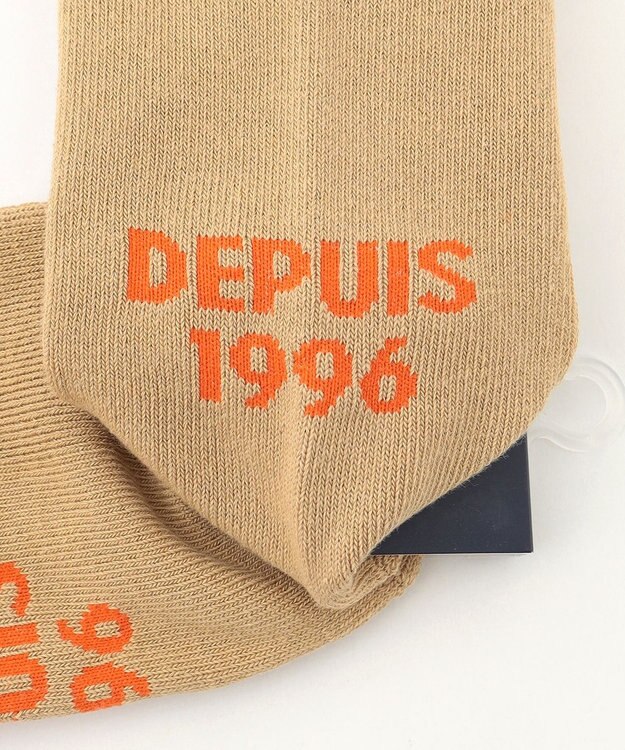 23区GOLF 【MEN】グラフィック アンクルソックス ベージュ系