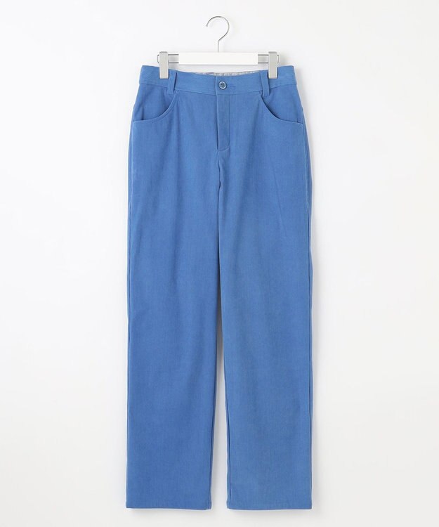 23区GOLF 【WOMEN】【ストレッチ】コーデュロイ カラーパンツ サックスブルー系